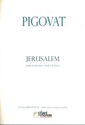 Jerusalem : Poem For Piano (2009).