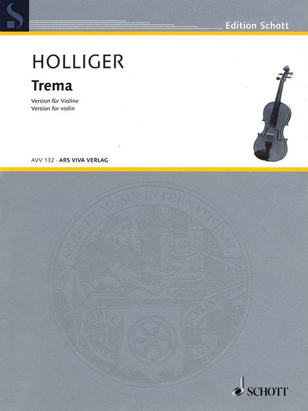 Trema : Version For Violin (1981/1983).
