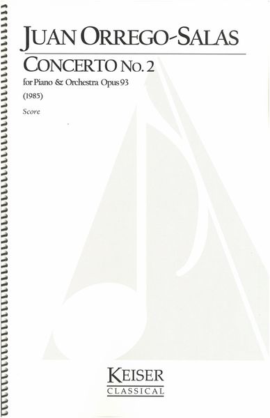 Concerto No. 2, Op. 93 : For Piano and Orchestra (1985).
