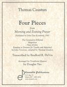 Four Pieces From Morning and Evening Prayer : For Trombone Quartet / arranged by Douglas Yeo.