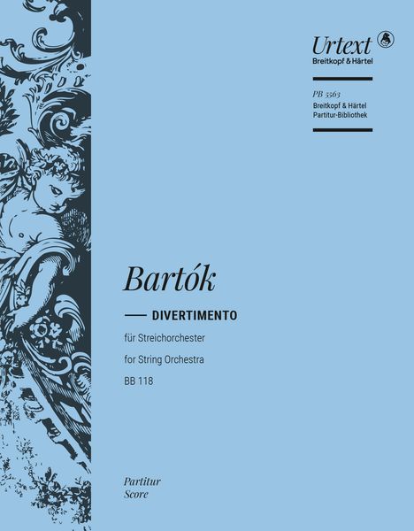 Divertimento, Bb 118 : Für Streichorchester / edited by Ulrich Mahlert.