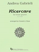 Ricercare On C : For Brass Quartet (2-1-1 Or 2-0-2).