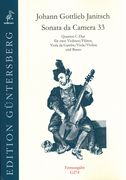 Sonate Da Camera 33 : Quartet C-Dur / edited by Michael O'Loghlin and Günter von Zadow.