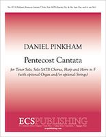 Pentecost Cantata : For Tenor Solo, Solo SATB Quartet, SATB Chorus, Harp and Horn In F.
