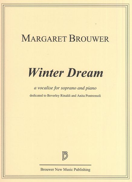 Winter Dream : Vocalise For Soprano and Piano (2000).
