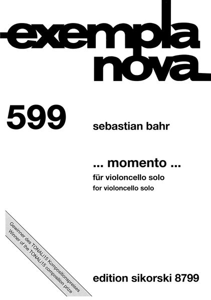 Momento : Für Violoncello Solo.