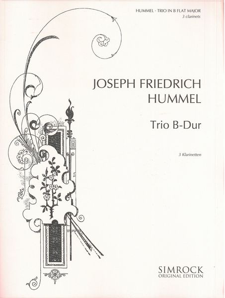 Trio In Bb : For Three Clarinets.