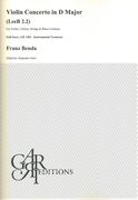 Violin Concerto In D Major (Leeb 2.2) : For Violin, 2 Horns, Strings and Basso Continuo.