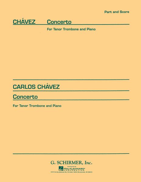 Concerto : For Tenor Trombone and Piano (reduction).