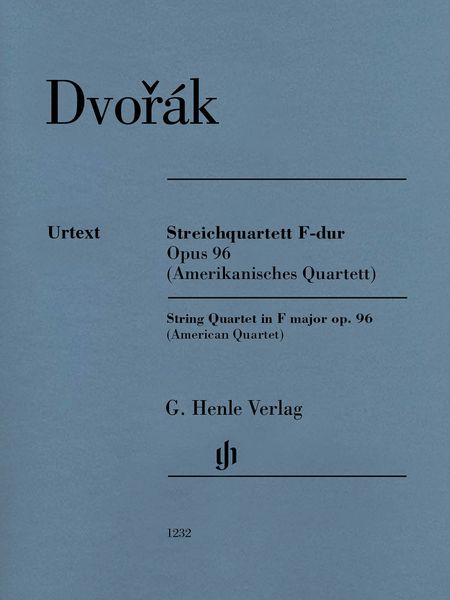 Streichquartett F-Dur, Op. 96 (Amerikanisches Quartett) / edited by Peter Jost.