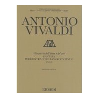 Alla Caccia Dell'alme E De'cori : Cantata Per Contralto E Basso Continuo RV 670. Ed. Degrada.