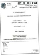 Out of The Past : Octet Arrangement / Ed. Rob Duboff and Jeffrey Sultanof.