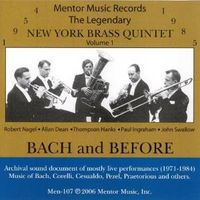 Bach and Before.