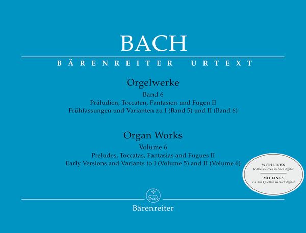 Organ Works, Vol. 6 / edited by Dietrich Kilian and Peter Wollny.