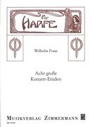 Eight Grand Concert Etudes (Complete) : For Harp.