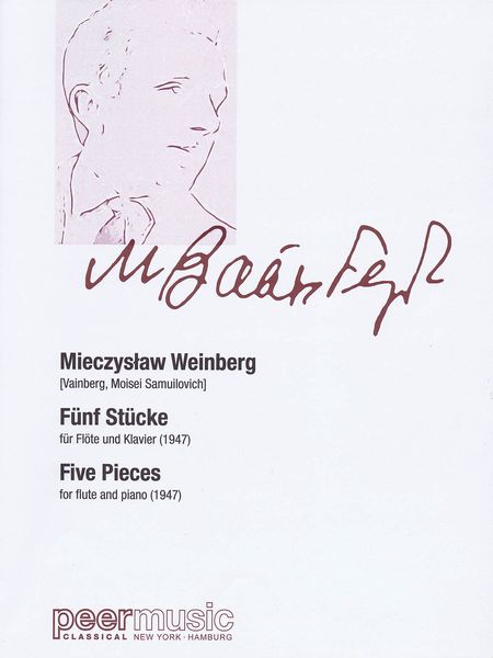 Fünf Stücke = Five Pieces : For Flute and Piano (1947).