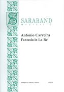 Fantasia In la-Re : For Four Viols / arranged by Partice Connelly.