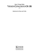 Violin Concerto, Op. 86 (1983) : For Violin and Piano.