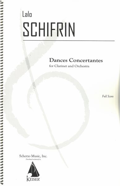 Dances Concertantes : For Clarinet and Orchestra (1988).