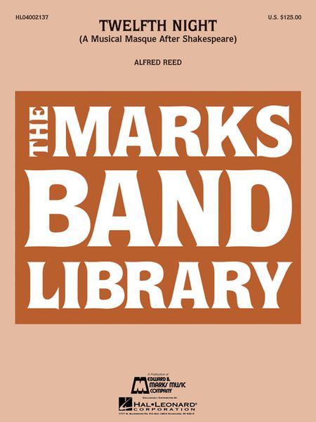 Twelfth Night (A Musical Masque After Shakespeare) : For Concert Band.