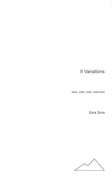 II Variations : For Oboe, Violin, Viola and Violoncello (1973).