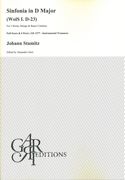 Sinfonia In D Major (WolS I. D-23) : For 2 Horns, Strings and Basso Continuo / Ed. Alejandro Garri.