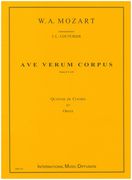 Ave Verum Corpus, Motet Kv 618 : Pour Quatour De Cuivres Et Orgue.