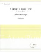 Simple Prelude : For Marimba Quartet.