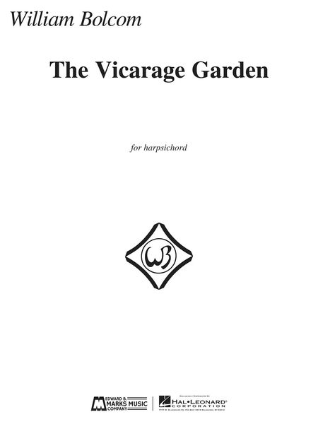 Vicarage Garden : For Harpsichord (2015).