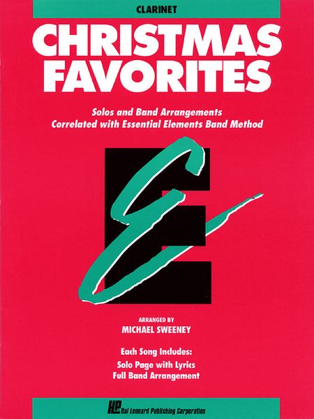 Essential Elements Christmas Favorites : For Bb Clarinet.