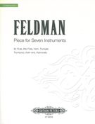 Piece For Seven Instruments : For Flute, Alto Flute, Horn, Trumpet, Trombone, Violin & Violoncello.