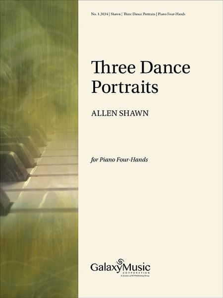 Three Dance Portraits : For Piano Four-Hands (1994).