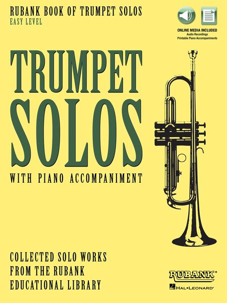 Rubank Book of Trumpet Solos : Trumpet Solos With Piano Accompaniment - Easy Level.