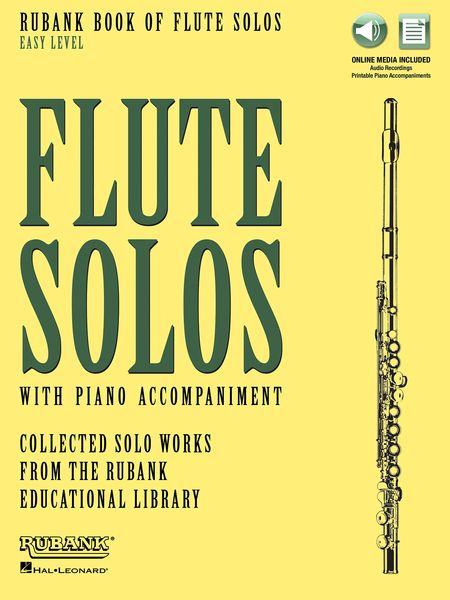 Rubank Book of Flute Solos : Flute Solos With Piano Accompaniment - Easy Level.