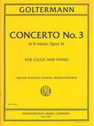 Concerto No. 3 In B Minor, Op. 51 : For Cello and Piano / Ed. Julius Klengel & Daniel Morganstern.