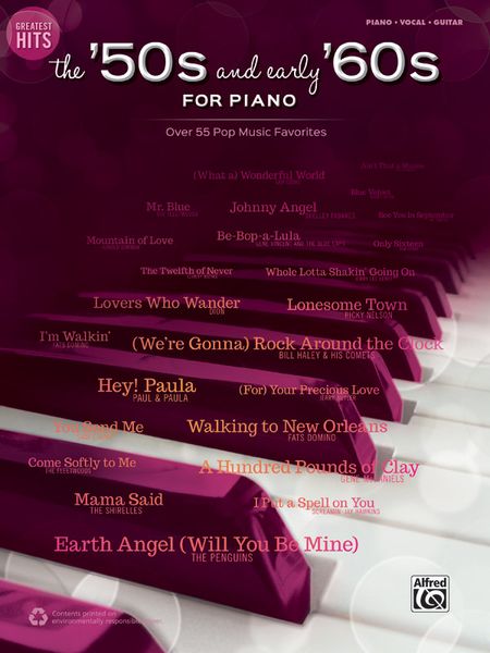Greatest Hits : The '50s and Early '60s For Piano.