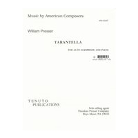 Tarantella : For Alto Saxophone & Piano.
