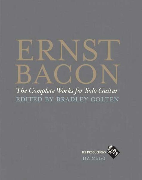 The Complete Works For Solo Guitar / edited by Bradley Colten.