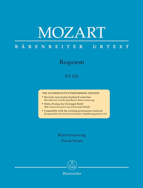 Requiem, K. 626 / edited by Heinz Moehn.