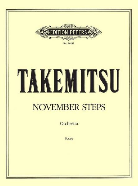 November Steps : For Shakuhachi And Biwa Soli And Orchestra.