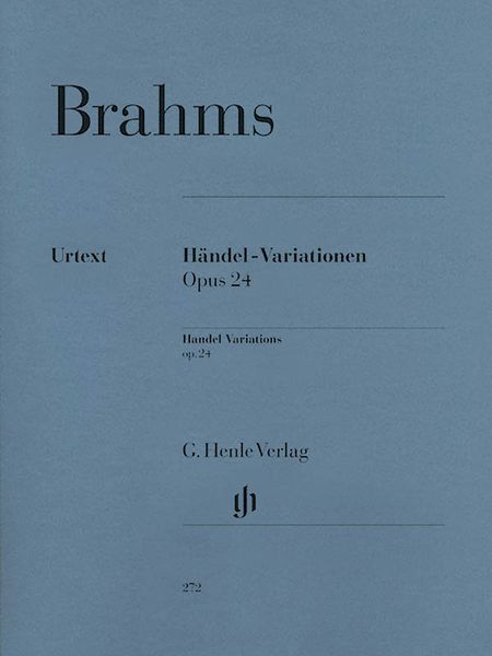 Händel-Variationen, Op. 24 : For Piano.