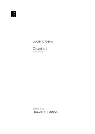 Chemins I, Su Sequenza II : Per Arpa Principale Ed Orchestra.