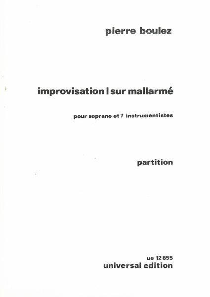 Improvisation 1 : Chamber Version For Soprano and 7 Instruments.