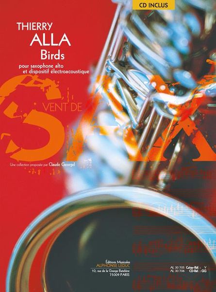Birds : Pour Saxophone Alto Et Dispositif Électroacoustique (2011).