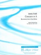 Concerto In A : For Harpsichord and Strings.
