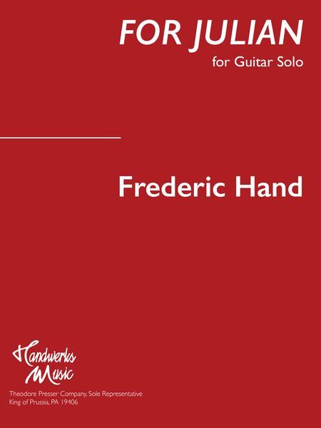 For Julian : For Guitar Solo.