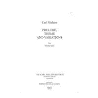 Prelude, Theme and Variations, Op. 48 : For Violin Solo.
