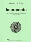 Impromptu : For Clarinet Or Soprano Saxophone & Marimba.