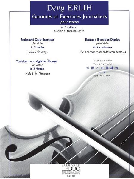 Scales and Daily Exercises For Violin, Book 2 : Flat Keys.