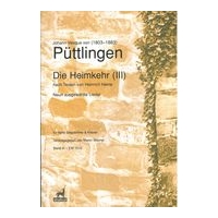 Heimkehr, Band III : Neun Ausgewählte Lieder Für Hohe Singstimme und Klavier / Ed. Martin Wiemer.